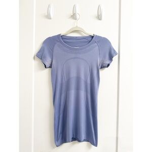 Lululemon Swiftly Tech Short Sleeve Shirt Hip Length - Purple - size 4-6